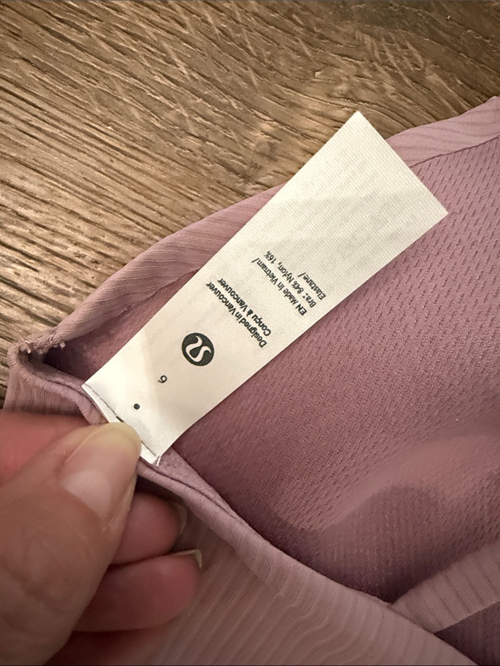 lululemon athletica Blush Mauve Pink Strappy Sports Bra Size 6 - Picture 2 of 5